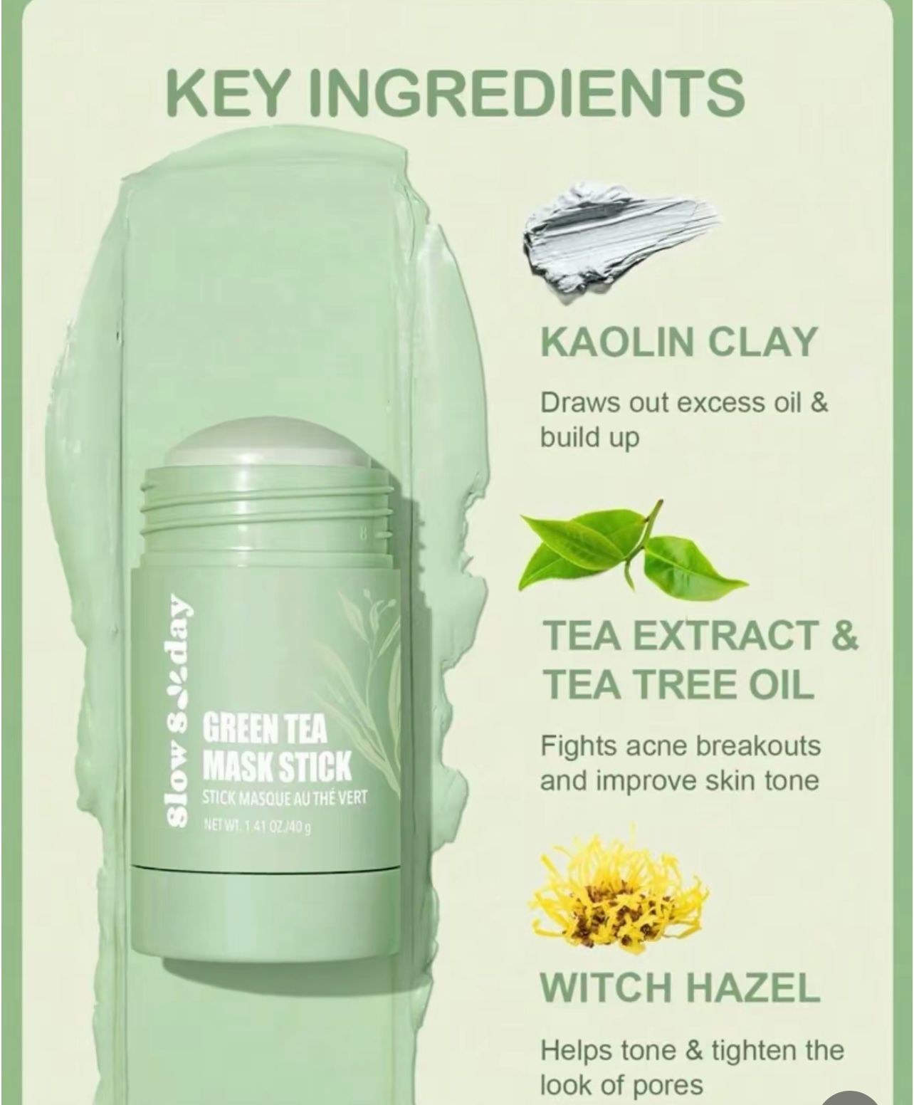 Green mask stick